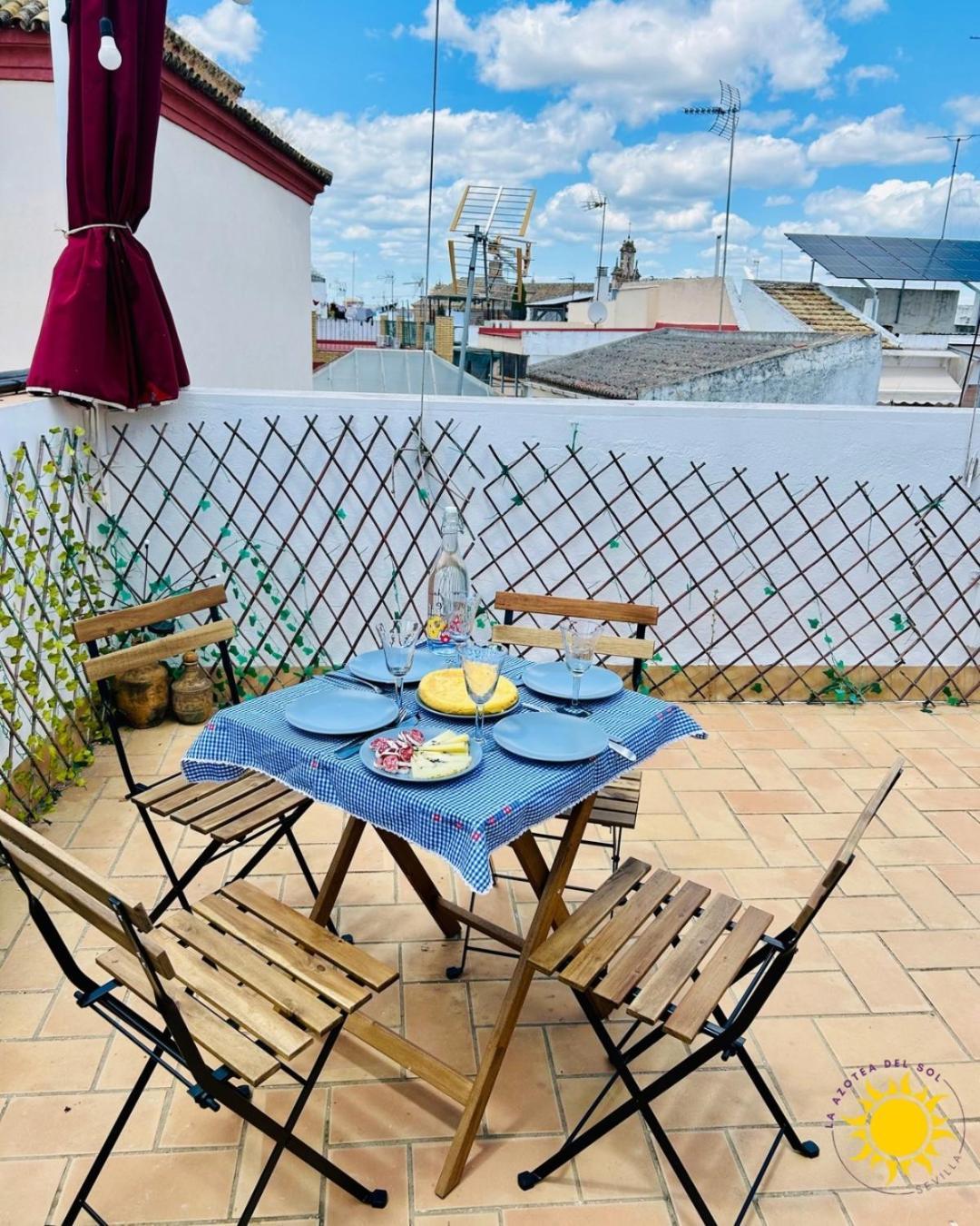 La Azotea Del Sol Appartement Sevilla Buitenkant foto